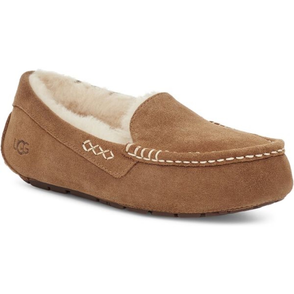 UGG Ansley Slipper Moccasins Chestnut Women’s Size 6